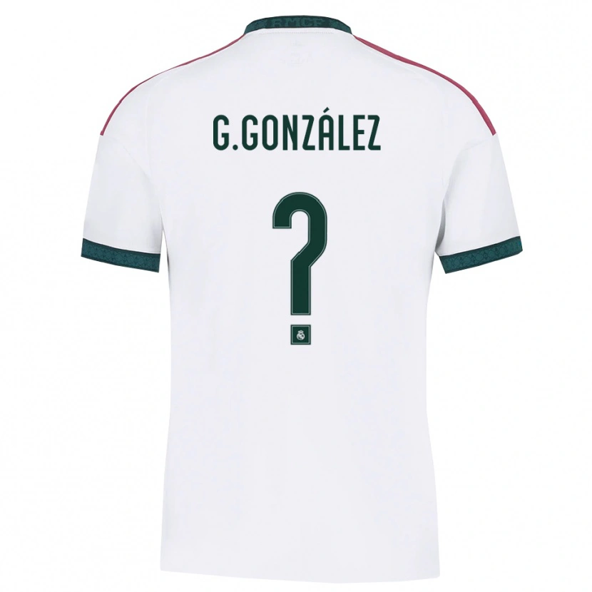 Danxen Niño Camiseta Guille González #0 Verde Oscuro Blanco Rojo 1ª Equipación 2026/27 La Camisa México