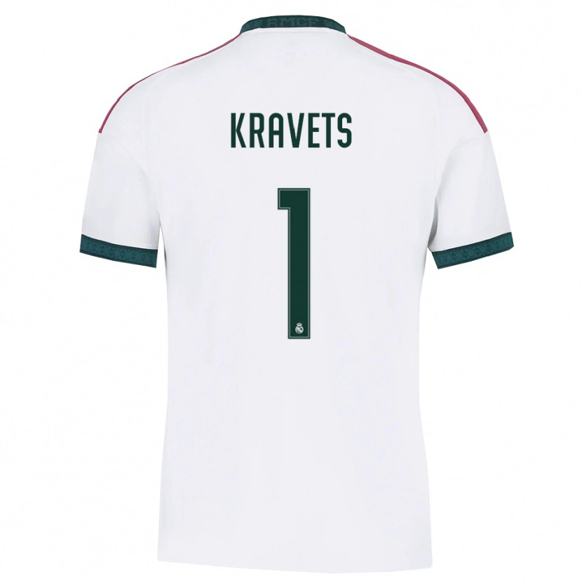Danxen Niño Camiseta David Kravets #1 Verde Oscuro Blanco Rojo 1ª Equipación 2026/27 La Camisa México
