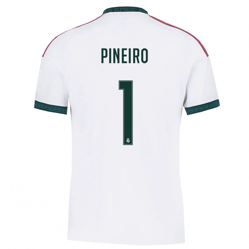 Danxen Niño Camiseta Diego Pineiro #1 Verde Oscuro Blanco Rojo 1ª Equipación 2026/27 La Camisa México