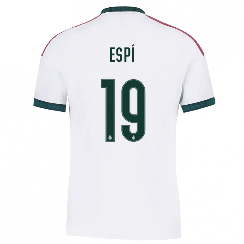Danxen Niño Camiseta Carlos Espí #19 Verde Oscuro Blanco Rojo 1ª Equipación 2026/27 La Camisa México
