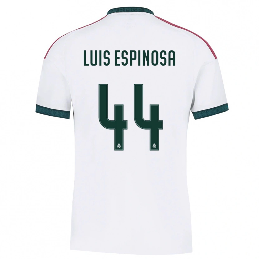 Danxen Niño Camiseta José Luis Espinosa #44 Verde Oscuro Blanco Rojo 1ª Equipación 2026/27 La Camisa México