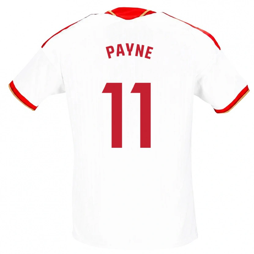 Danxen Niño Camiseta Antionette Oyedupe Toni Payne #11 Blanco Rojo 1ª Equipación 2026/27 La Camisa México