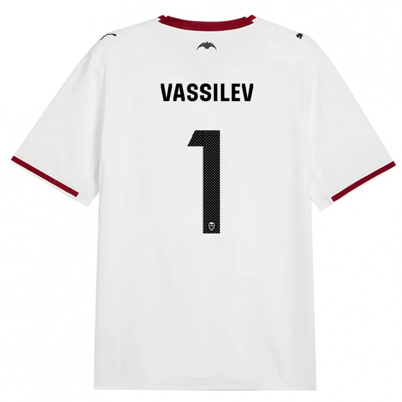 Danxen Niño Camiseta David Vassilev #1 Negro Blanco Rojo Amarillo 1ª Equipación 2026/27 La Camisa México
