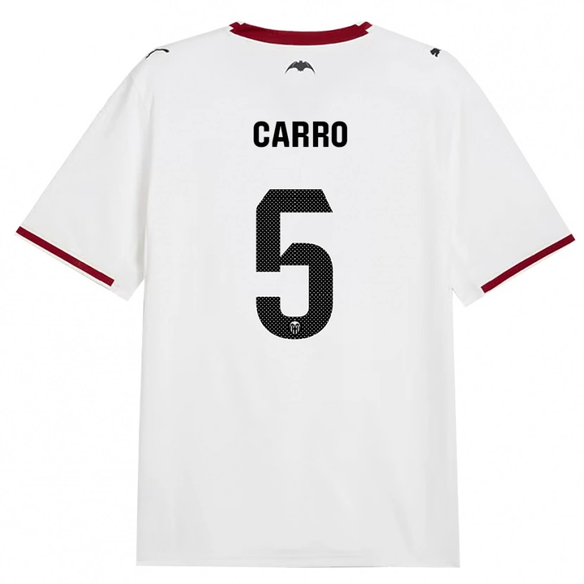 Danxen Niño Camiseta Marta Carro #5 Negro Blanco Rojo Amarillo 1ª Equipación 2026/27 La Camisa México