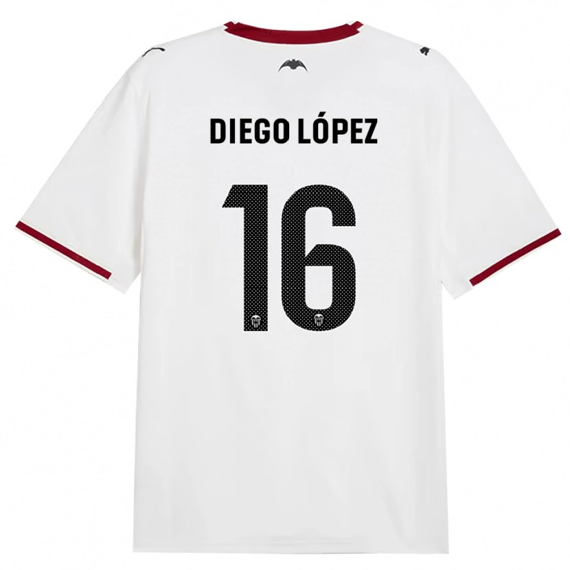 Danxen Niño Camiseta Diego López #16 Negro Blanco Rojo Amarillo 1ª Equipación 2026/27 La Camisa México