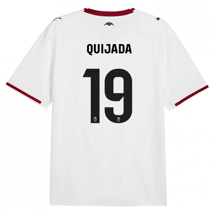 Danxen Niño Camiseta Nico Quijada #19 Negro Blanco Rojo Amarillo 1ª Equipación 2026/27 La Camisa México