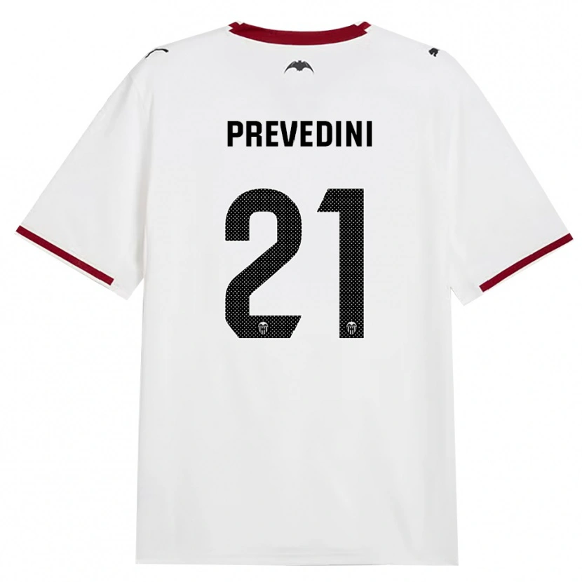 Danxen Niño Camiseta Mateo Prevedini #21 Negro Blanco Rojo Amarillo 1ª Equipación 2026/27 La Camisa México