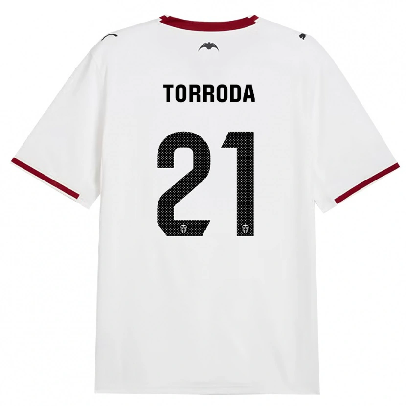 Danxen Niño Camiseta Anna Torroda #21 Negro Blanco Rojo Amarillo 1ª Equipación 2026/27 La Camisa México