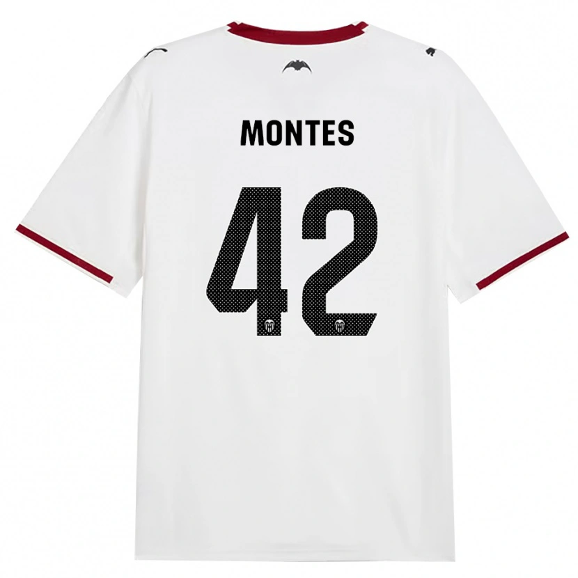Danxen Niño Camiseta Jan Montes #42 Negro Blanco Rojo Amarillo 1ª Equipación 2026/27 La Camisa México