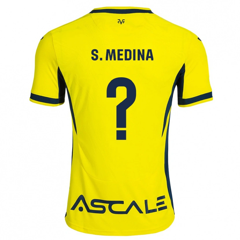 Danxen Niño Camiseta Sara Medina #0 Amarillo Negro Rojo 1ª Equipación 2026/27 La Camisa México