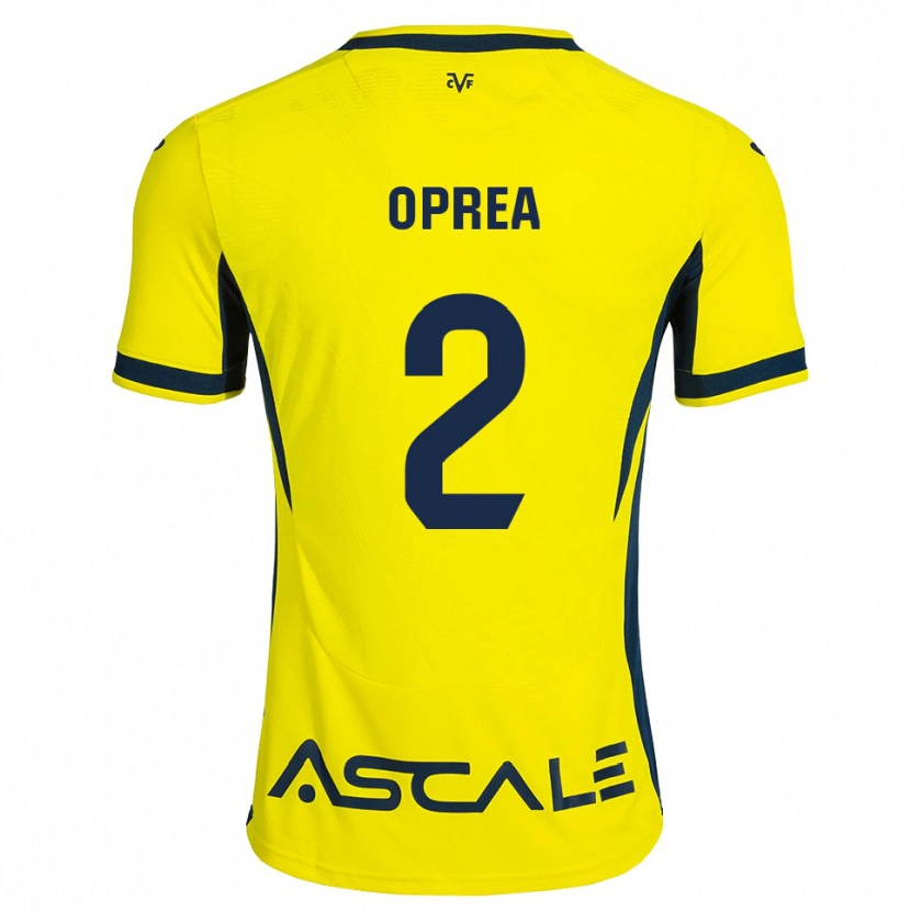 Danxen Niño Camiseta Olivia Oprea #2 Amarillo Negro Rojo 1ª Equipación 2026/27 La Camisa México