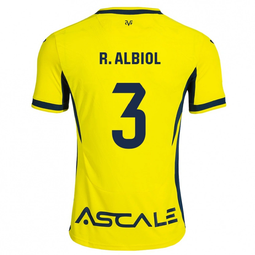 Danxen Niño Camiseta Raúl Albiol #3 Amarillo Negro Rojo 1ª Equipación 2026/27 La Camisa México