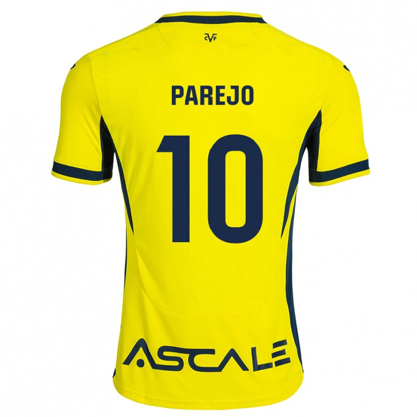 Danxen Niño Camiseta Dani Parejo #10 Amarillo Negro Rojo 1ª Equipación 2026/27 La Camisa México