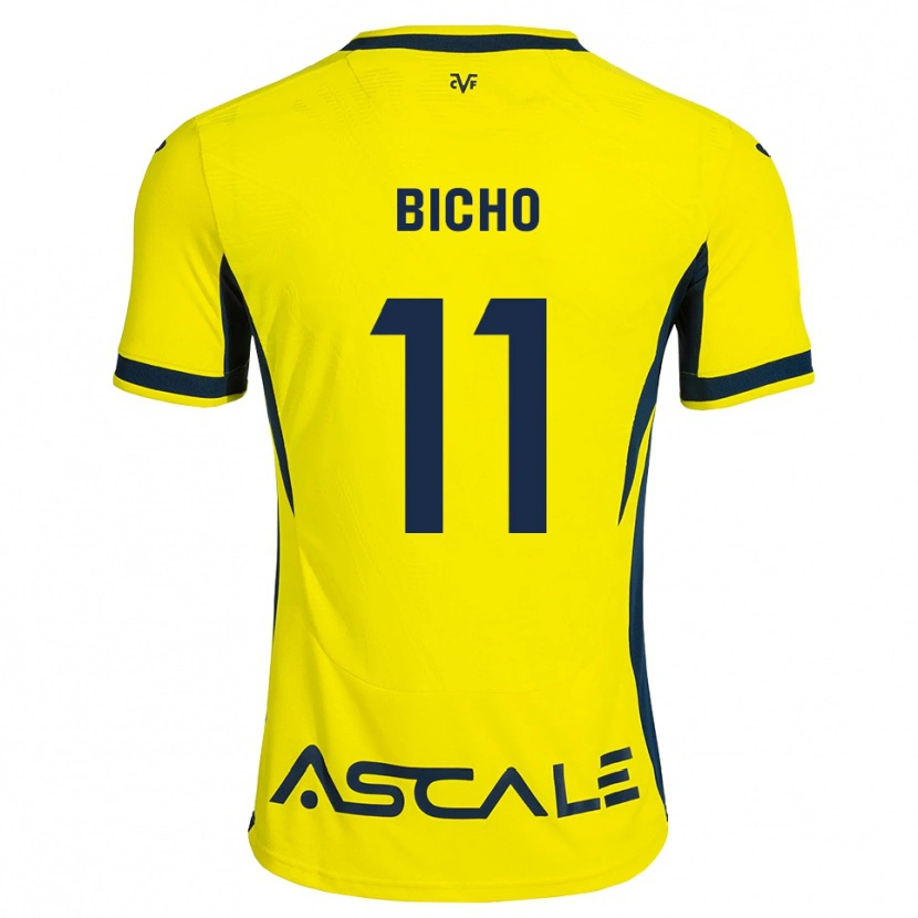 Danxen Niño Camiseta Bicho #11 Amarillo Negro Rojo 1ª Equipación 2026/27 La Camisa México