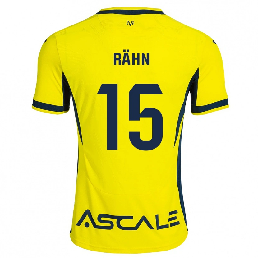 Danxen Niño Camiseta Ronan Rähn #15 Amarillo Negro Rojo 1ª Equipación 2026/27 La Camisa México