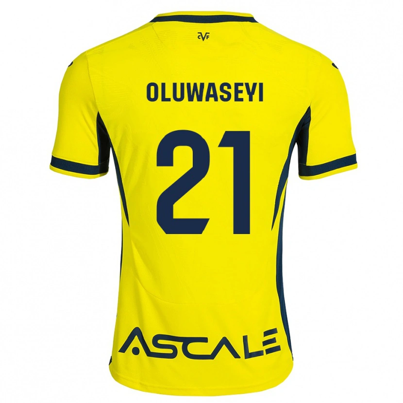 Danxen Niño Camiseta Tani Oluwaseyi #21 Amarillo Negro Rojo 1ª Equipación 2026/27 La Camisa México