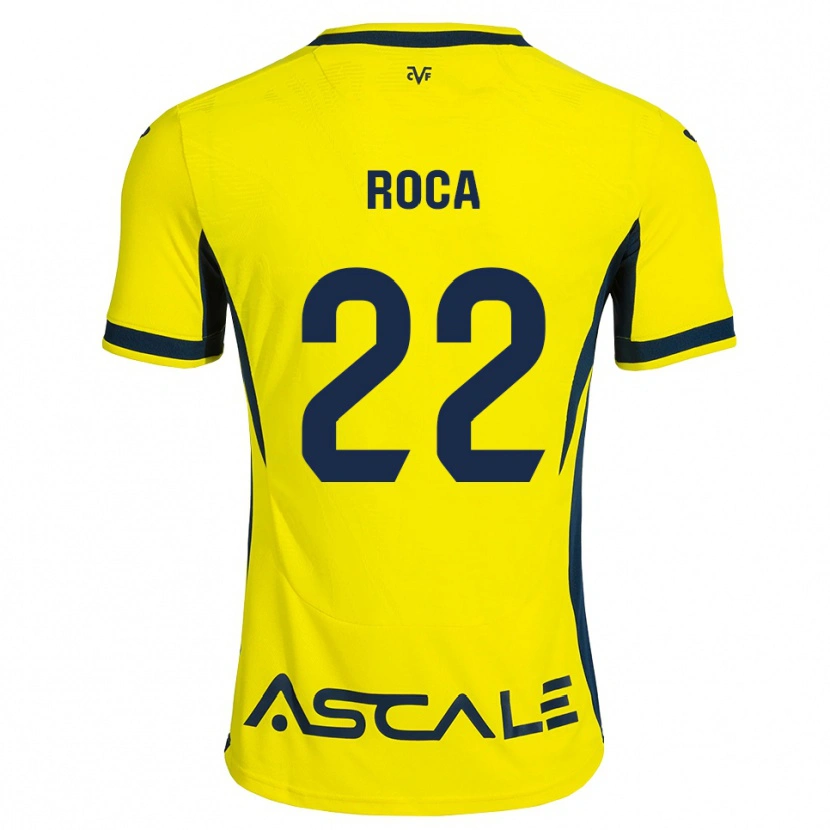 Danxen Niño Camiseta Mauro Roca #22 Amarillo Negro Rojo 1ª Equipación 2026/27 La Camisa México