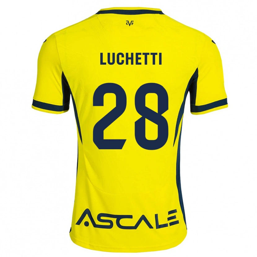Danxen Niño Camiseta Danilo Luchetti #28 Amarillo Negro Rojo 1ª Equipación 2026/27 La Camisa México