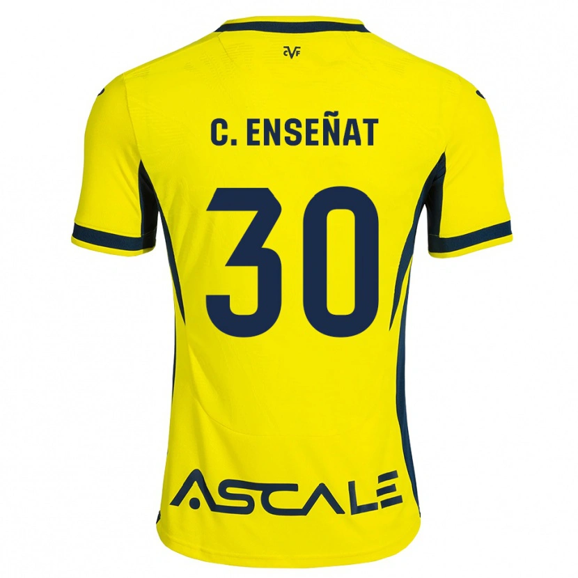 Danxen Niño Camiseta Claudia Enseñat Galindo #30 Amarillo Negro Rojo 1ª Equipación 2026/27 La Camisa México