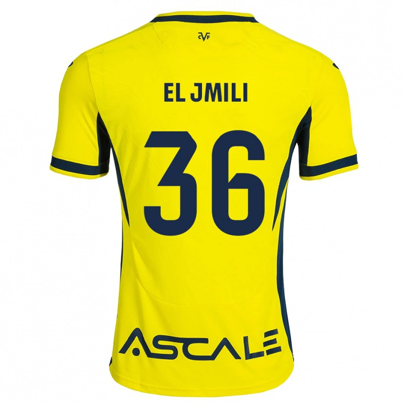 Danxen Niño Camiseta Nizar El Jmili #36 Amarillo Negro Rojo 1ª Equipación 2026/27 La Camisa México
