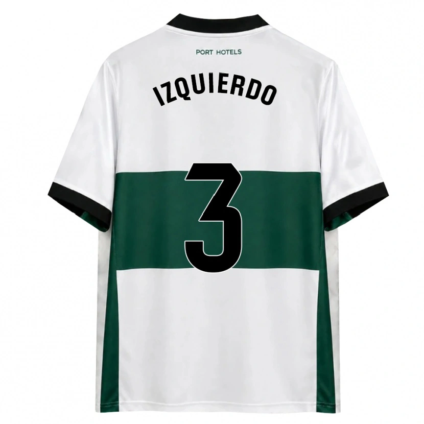 Danxen Niño Camiseta Jairo Izquierdo #3 Verde Blanco Rojo 1ª Equipación 2026/27 La Camisa México