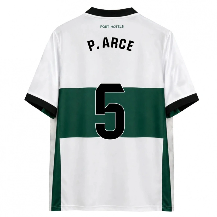 Danxen Niño Camiseta Paula Arce Moreno #5 Verde Blanco Rojo 1ª Equipación 2026/27 La Camisa México