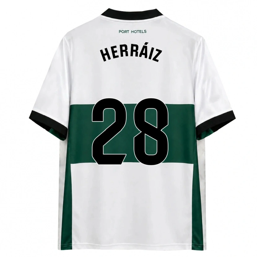 Danxen Niño Camiseta Alex Herráiz #28 Verde Blanco Rojo 1ª Equipación 2026/27 La Camisa México