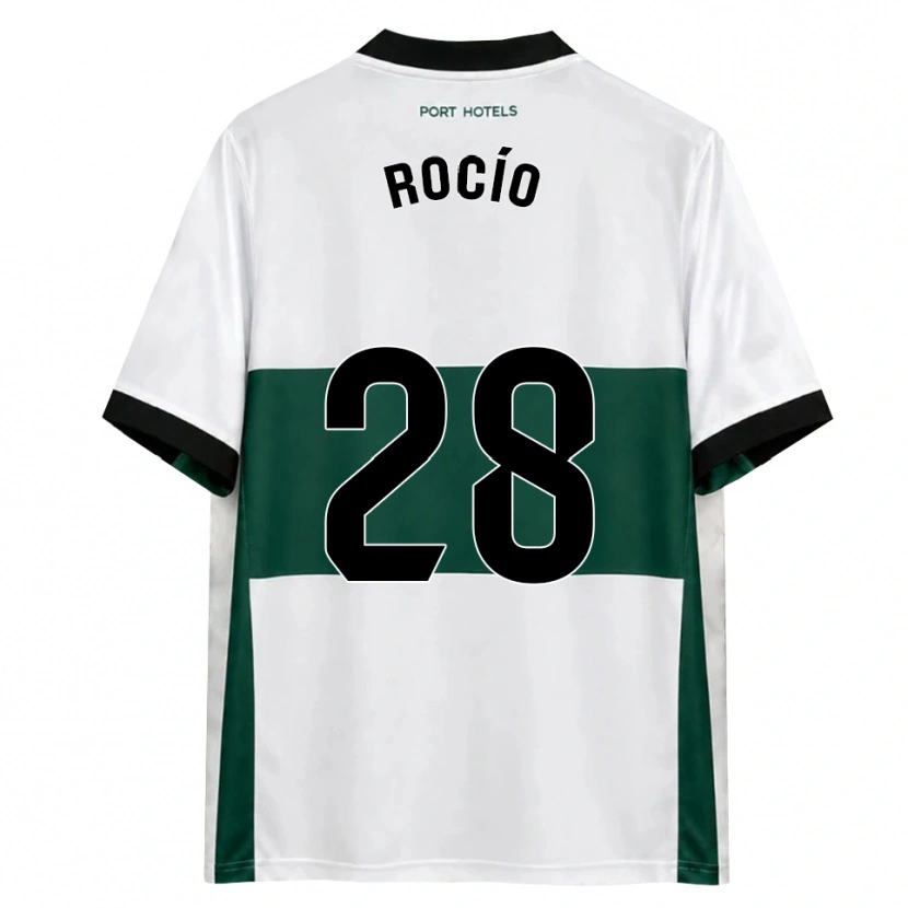 Danxen Niño Camiseta Rocío Rodríguez Jiménez #28 Verde Blanco Rojo 1ª Equipación 2026/27 La Camisa México