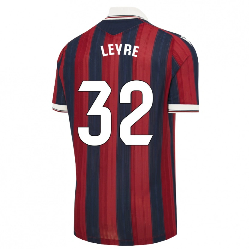 Danxen Niño Camiseta Leyre Secades #32 Azul Medianoche Rojo 1ª Equipación 2026/27 La Camisa México