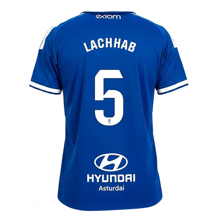 Danxen Niño Camiseta Youness Lachhab #5 Azul Mediano Blanco 1ª Equipación 2026/27 La Camisa México