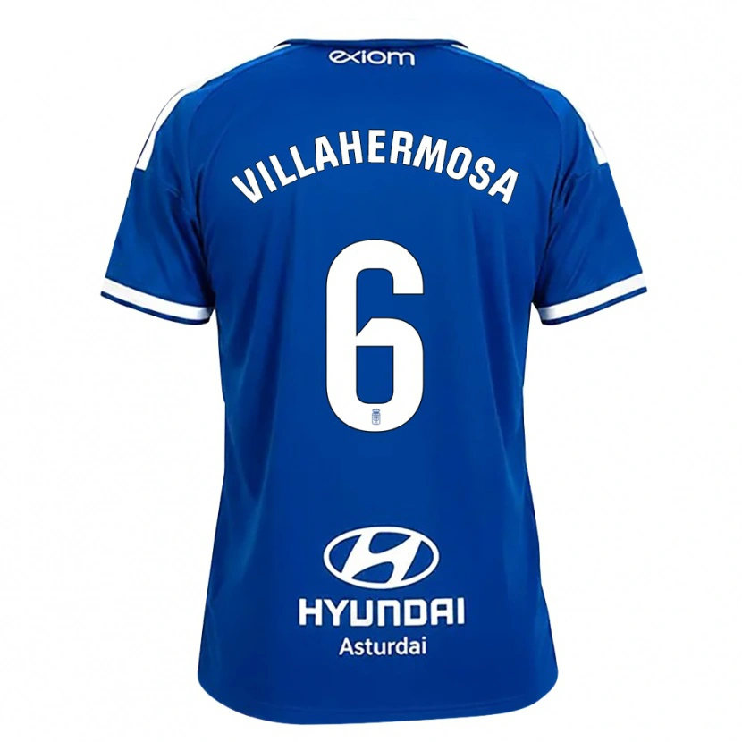 Danxen Niño Camiseta Dani Villahermosa #6 Azul Mediano Blanco 1ª Equipación 2026/27 La Camisa México
