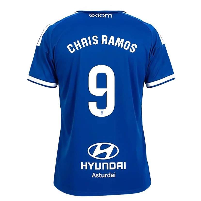 Danxen Niño Camiseta Chris Ramos #9 Azul Mediano Blanco 1ª Equipación 2026/27 La Camisa México