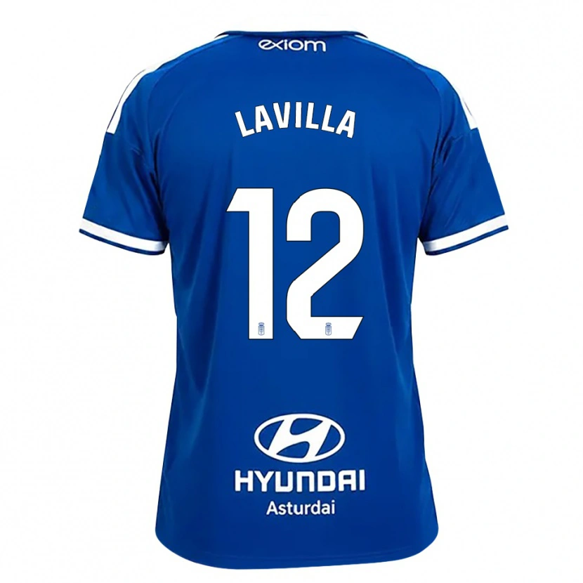 Danxen Niño Camiseta Martín Lavilla #12 Azul Mediano Blanco 1ª Equipación 2026/27 La Camisa México