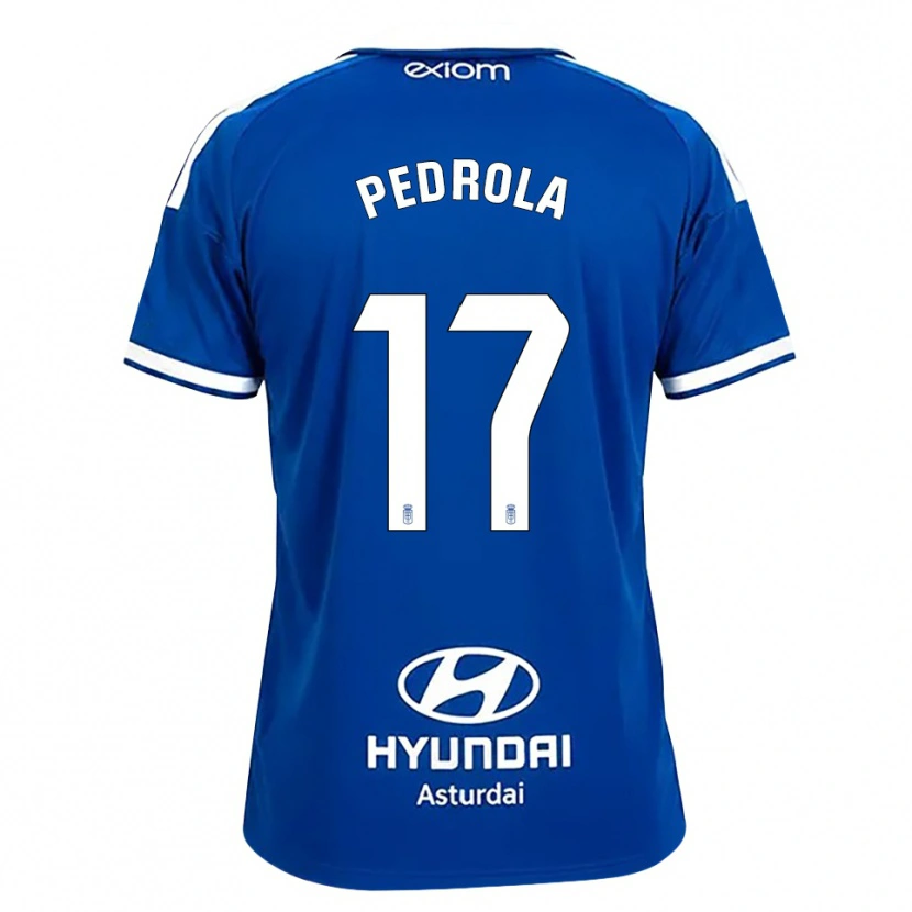 Danxen Niño Camiseta Estanis Pedrola #17 Azul Mediano Blanco 1ª Equipación 2026/27 La Camisa México