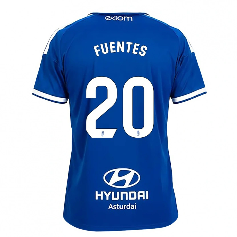 Danxen Niño Camiseta Jaime Fuentes #20 Azul Mediano Blanco 1ª Equipación 2026/27 La Camisa México