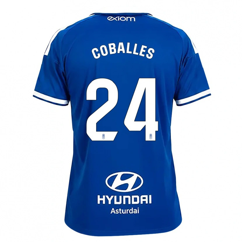 Danxen Niño Camiseta Jaime Coballes #24 Azul Mediano Blanco 1ª Equipación 2026/27 La Camisa México
