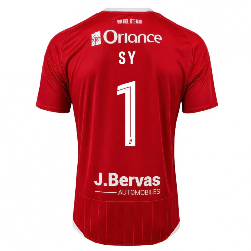 Danxen Niño Camiseta Seydou Sy #1 Blanco Rojo 1ª Equipación 2026/27 La Camisa México
