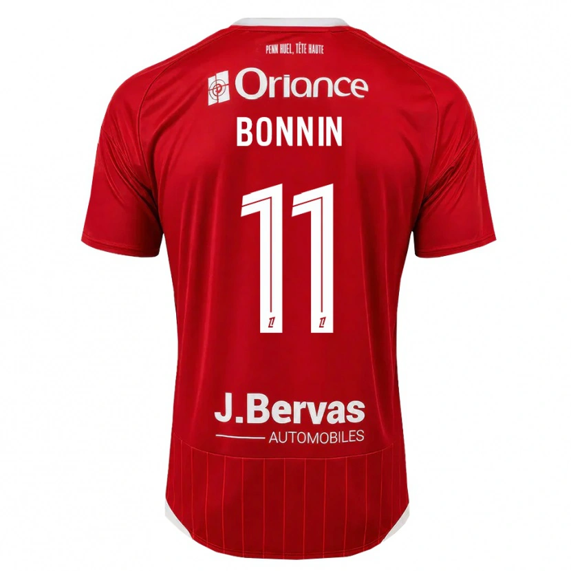 Danxen Niño Camiseta Lilian Bonnin #11 Blanco Rojo 1ª Equipación 2026/27 La Camisa México