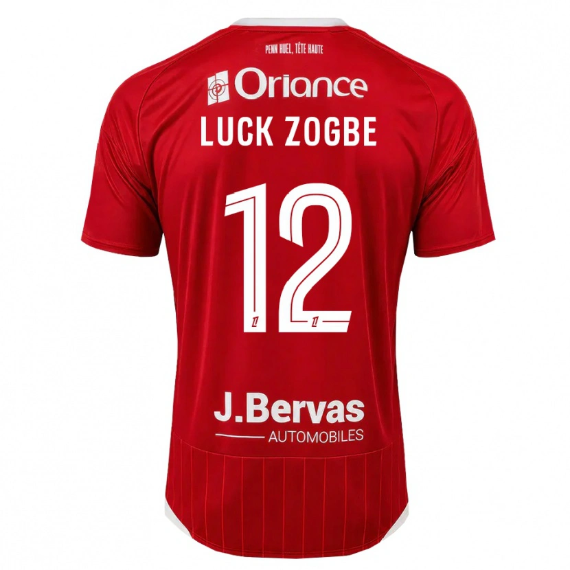 Danxen Niño Camiseta Luck Zogbé #12 Blanco Rojo 1ª Equipación 2026/27 La Camisa México
