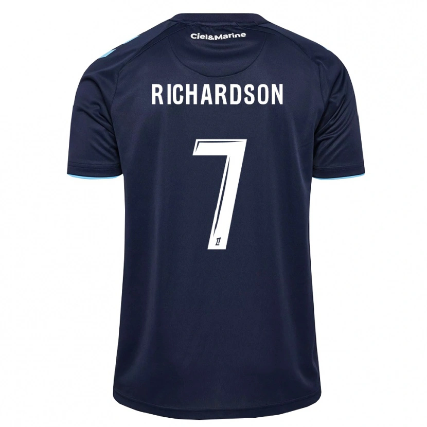 Danxen Niño Camiseta Amir Richardson #7 Azul Aciano Azul Medianoche 1ª Equipación 2026/27 La Camisa México