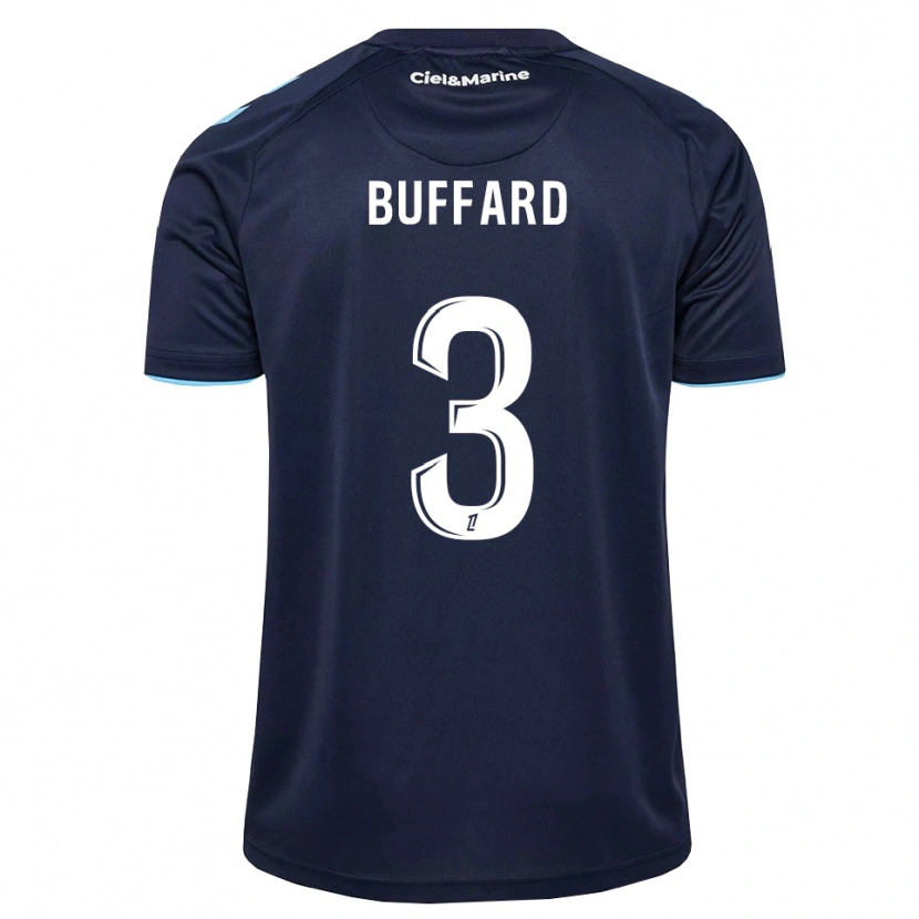 Danxen Niño Camiseta Matthieu Buffard #3 Azul Aciano Azul Medianoche 1ª Equipación 2026/27 La Camisa México