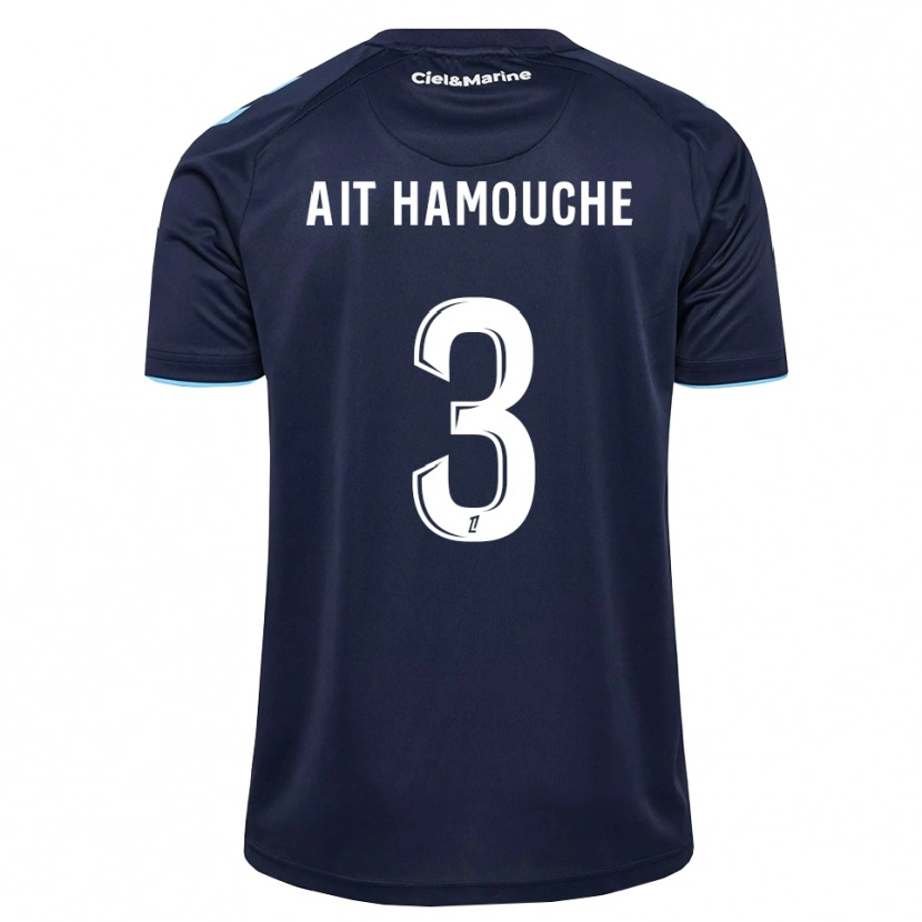 Danxen Niño Camiseta Massyl Ait Hamouche #3 Azul Aciano Azul Medianoche 1ª Equipación 2026/27 La Camisa México