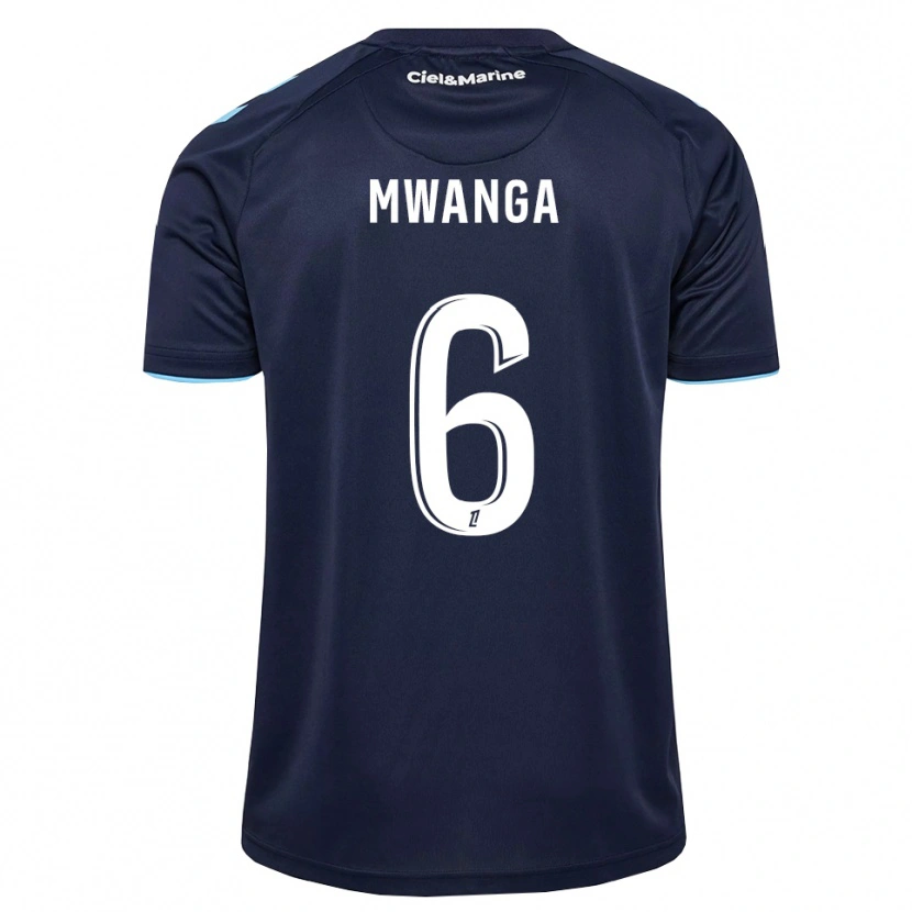 Danxen Niño Camiseta Junior Mwanga #6 Azul Aciano Azul Medianoche 1ª Equipación 2026/27 La Camisa México