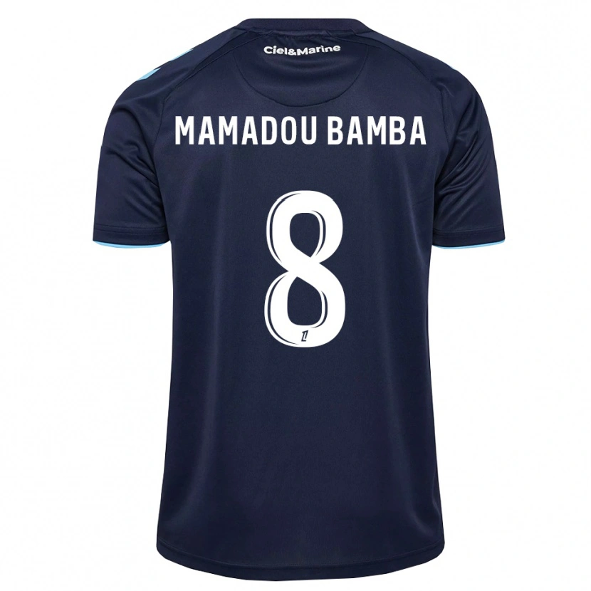 Danxen Niño Camiseta Ben Mamadou Bamba #8 Azul Aciano Azul Medianoche 1ª Equipación 2026/27 La Camisa México