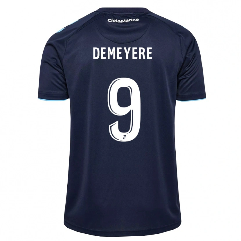 Danxen Niño Camiseta Silke Demeyere #9 Azul Aciano Azul Medianoche 1ª Equipación 2026/27 La Camisa México