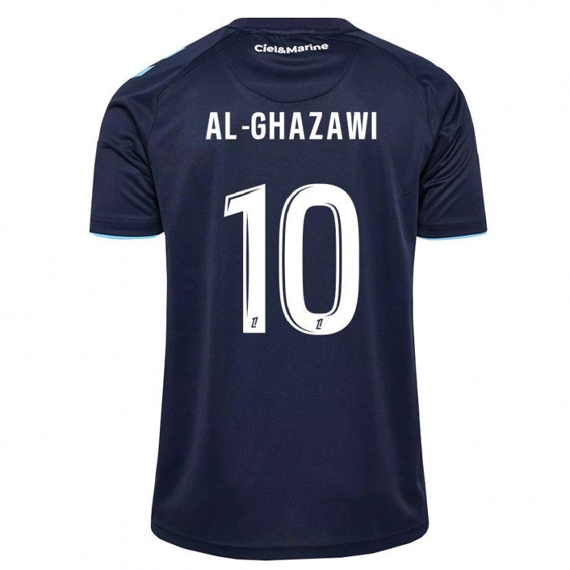 Danxen Niño Camiseta Zayn Al-Ghazawi #10 Azul Aciano Azul Medianoche 1ª Equipación 2026/27 La Camisa México