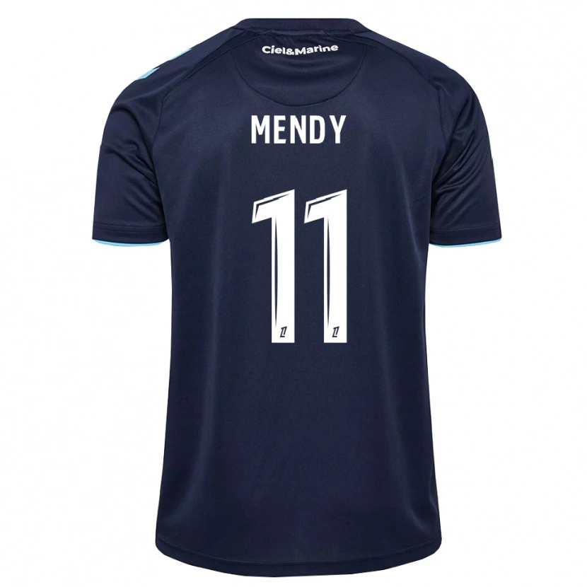Danxen Niño Camiseta Mélinda Mendy #11 Azul Aciano Azul Medianoche 1ª Equipación 2026/27 La Camisa México