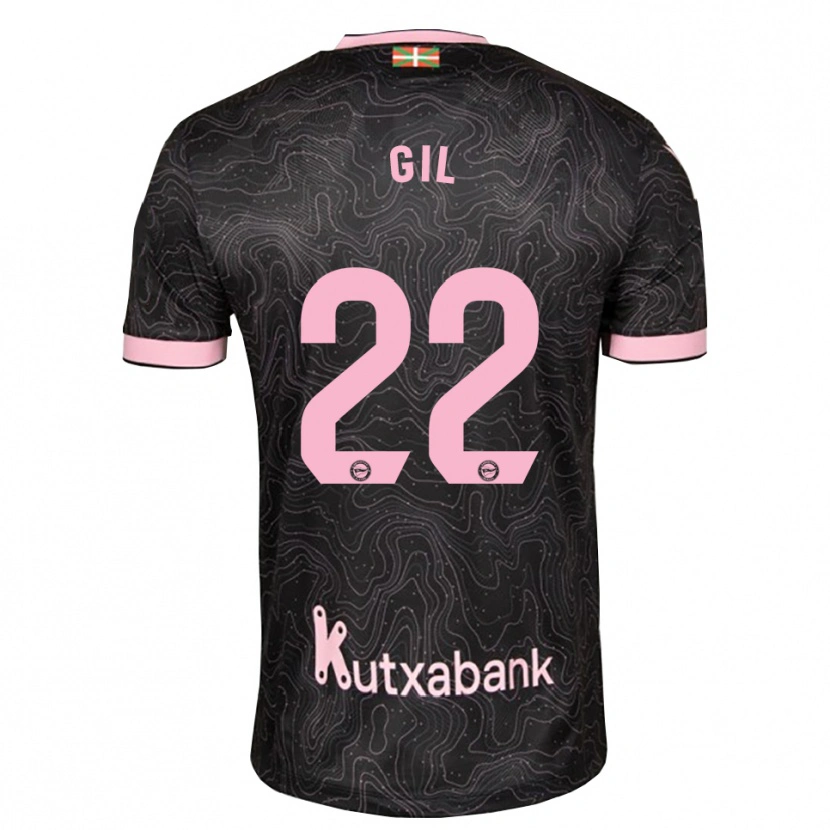 Danxen Niño Camiseta Raquel Gil #22 Negro Rosa 2ª Equipación 2026/27 La Camisa México