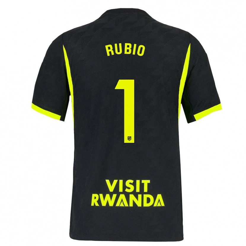 Danxen Niño Camiseta Dani Rubio #1 Verde Brillante Negro 2ª Equipación 2026/27 La Camisa México