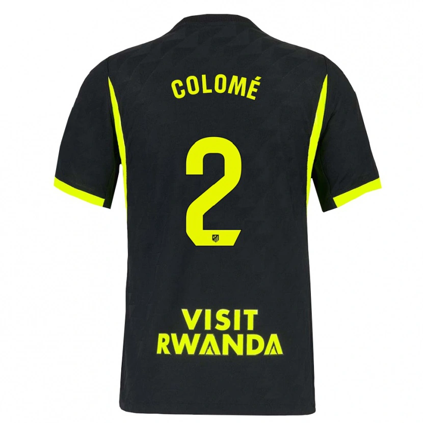 Danxen Niño Camiseta Jan Colomé #2 Verde Brillante Negro 2ª Equipación 2026/27 La Camisa México